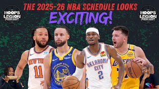 The 2025-26 NBA Schedule Looks Exciting!