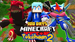 HÀNH TRÌNH SINH TỒN 100 NGÀY MINECRAFT POKEHAAN 2 SIÊU KHÓ !! [FULL MOVIE]