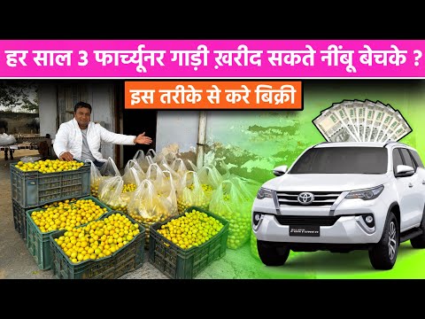 हर साल करते मोटी कमाई । कागजी नींबू की खेती । Nimbu ki kheti । India farming management  ।