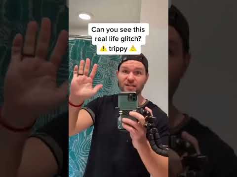 Can you see this real life glitch? | Trippy