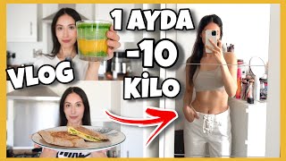 Kilo Vermek İçin Bir Günde Neler Yiyorum? GERÇEKÇİ GÜNLÜK VLOG