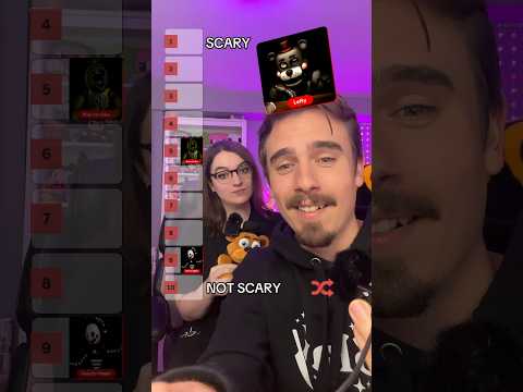 My BF Ranks How Scary FNAF Characters Are #fnaf #fivenightsatfreddys #shorts