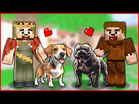 MİNECRAFT ZENGİN KÖPEĞİ VS FAKİR KÖPEĞİ FİLMİ! 🐺 - Minecraft ZENGİN FAKİR HAYATI