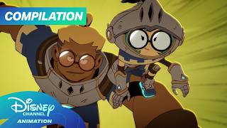 The Ultimate Dragon Striker: Gorotama Stars Compilation! 🐉⚽ | Disney Channel Animation