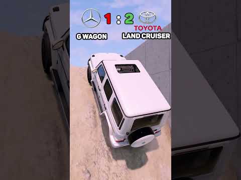 Mercedes G Wagon vs Toyota Land Cruiser #beamngdrive #forzahorizon5