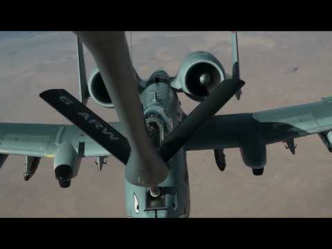 The A-10 Thunderbolt II aircraft carried out the mission