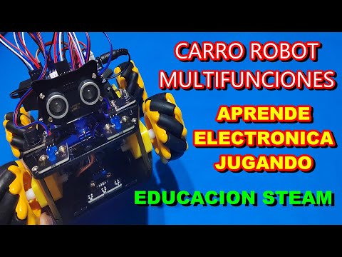 ✅APRENDE ELECTRONICA JUGANDO EN BLOQUES CON ESTE CARRO ROBOT DE ULTIMA GENERACION👉 EDUCACION STEAM 👀