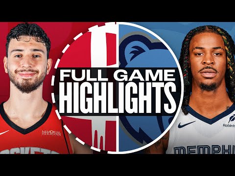 ROCKETS at GRIZZLIES | FULL GAME HIGHLIGHTS | January 9, 2025