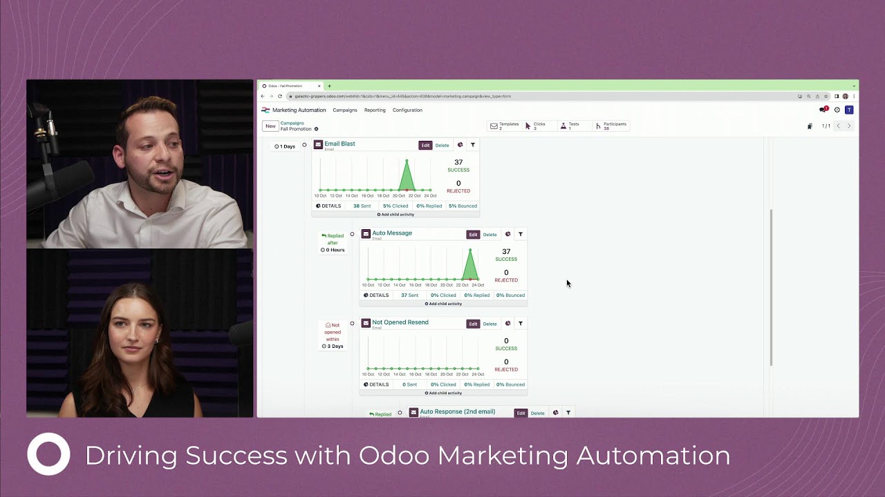 Driving Success with Odoo Marketing Automation | 10/25/2023

Try Odoo online at https://www.odoo.com Join us on October 24th and see all of the ways you can optimize and automate your ...