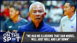 Coach Chot Reyes on TNT's dramatic victory vs. San Miguel in Finals Game 1 | #OSOnTheSpot