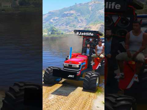 MICHAEL & HIS FRIEND GO FOR OFFROADING & HELPED A TRACTOR OWNER #shortsvideo #gta5