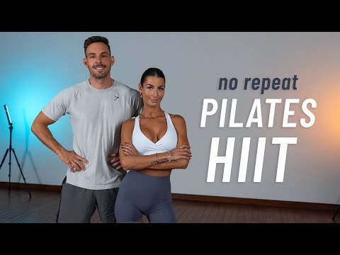 30 Min Full Body Pilates HIIT Workout - Low Impact, No Equipment, No Repeats