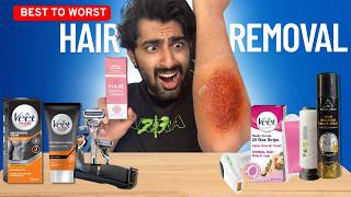 I Tried EVERY Hair Removal Method: Spray, Cream, Razor, Trimmer, Threading & Laser | Mridul Madhok