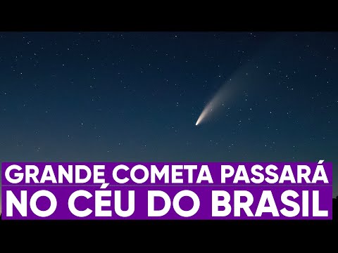 O cometa do século está chegando no Brasil