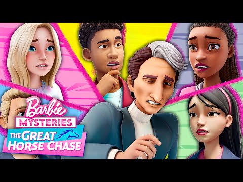 ¡Barbie entrena con Tornado! | Detective Barbie: La Gran Carrera de Caballos