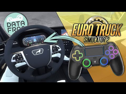 КАК ИГРАТЬ В ETS2 НА ГЕЙМПАДЕ? НАСТРОЙКА НА ПРИМЕРЕ DATA FROG P03 — Euro Truck Simulator 2