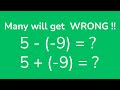 Mastering Addition and Subtraction of Integers