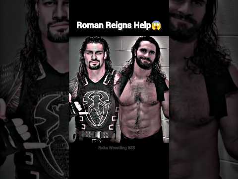 Roman Reigns Help Seth Rollins Shock king💀☠️| Roman Reigns attitude 😈🤯#shorts #wwe #romanreigns
