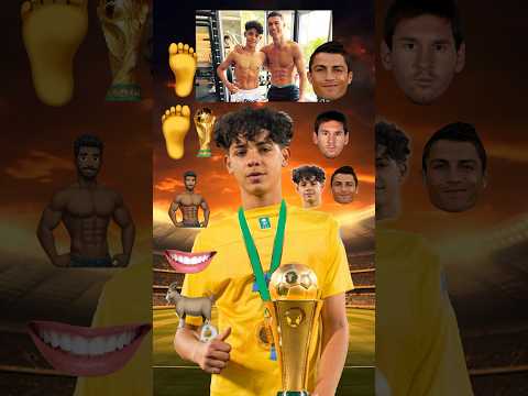 Ronaldo Jr Builds The Perfect Footballer ⚽️🤩🔥