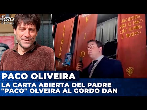 La Carta abierta del padre "Paco" Olveira al Gordo Dan