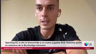 Sporting KC le dio la bienvenida a un nuevo jugador, Eick Thommy, veterano de la Bundesliga alemana.