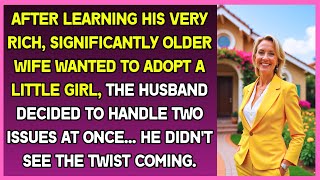 After learning his rich, significantly older wife wanted to adopt girl, husband decided to act