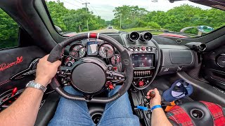 What It's Like To Drive A Pagani Huayra BC and Bugatti Chiron SS *POV*
