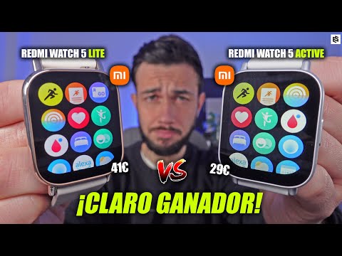 ELIGE BIEN!✅Xiaomi REDMI WATCH 5 LITE vs 5 ACTIVE