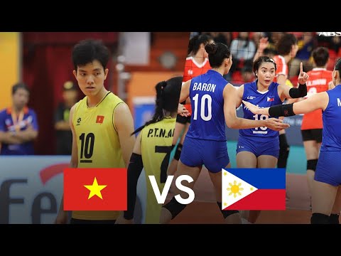 🔥Full HD Việt Nam vs Philippines | Bích Tuyền Thanh Thuý phô diễn đẳng cấp với cú đập như trái phá