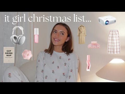 VLOGMAS DAY 7 | that girl christmas wishlist / gift guide (100 ideas!!!)