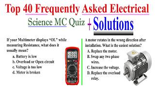 Top 40 Electrical Engineering MCQs with Answers | Test Your Knowledge (2026)