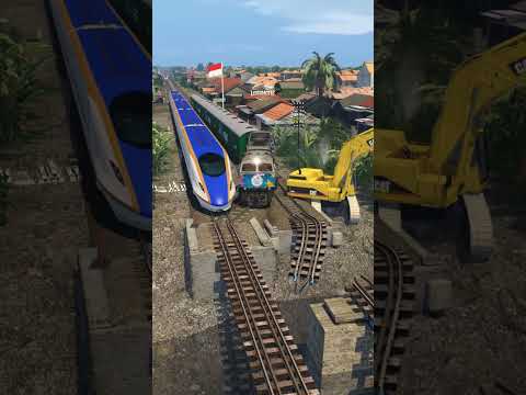 CC206 Train Switches to High Speed Rail #railroad #railway #railtrack #train