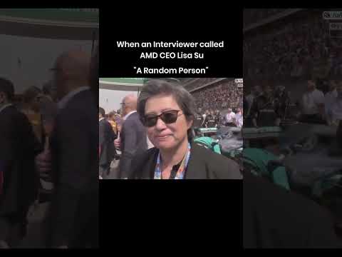 An interviewer didn’t have a clue about who Lisa Su was. #amdceo #lisasu
