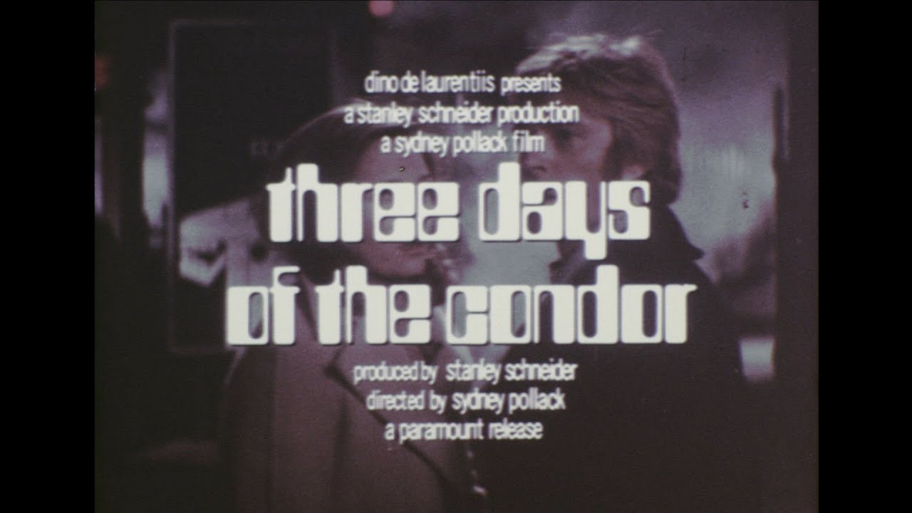 Three Days of the Condor trailer thumbnail