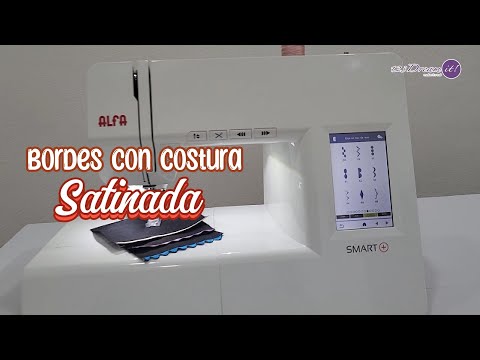 Puntada satinada con la Alfa Smart Plus | Costura