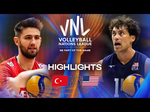 Türkiye 🇹🇷 vs. USA 🇺🇸 - Highlights | Week 3 | Men's VNL 2025