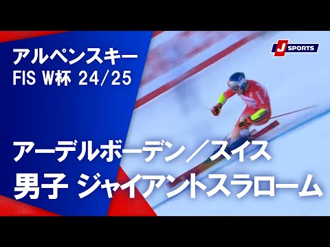 【男子 ハイライト】アルペンスキー FIS W杯 2024/25 ジャイアントスラローム（1月12日）#alpine