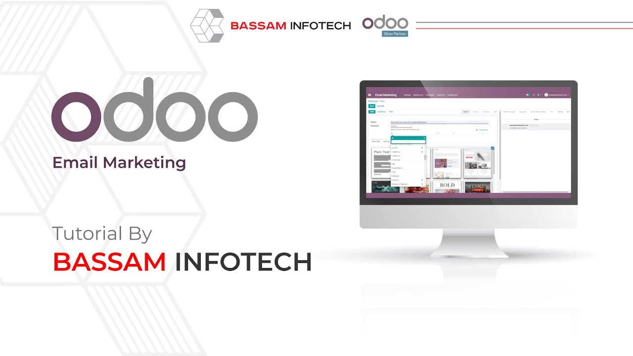 Odoo Email Marketing Tutorial | Email Marketing Campaigns in Odoo 15 | Odoo Silver Partner Company | 09.02.2022

The act of email marketing involves sending a commercial message via email, typically to a group of people. Use of email to ...