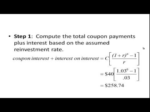 How To Calculate Holding Period Return Of A Coupon Bond - 08/2021