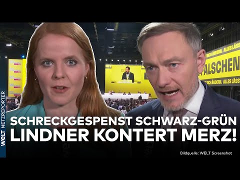 FDP-PARTEITAG: Kampfansage! "Er muss aber!" Lindner feuert gegen Merz bei Bundestagswahl-Szenario