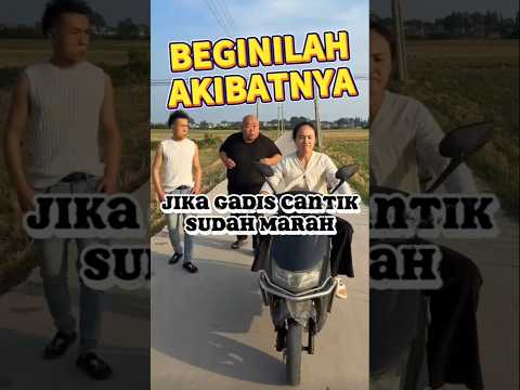 Beginilah akibatnya Jika bikin marah gadis cantik #shorts