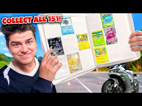 Complete 151 Pokédex Binder IN REAL LIFE (Gen 1 Pokémon Card Challenge)