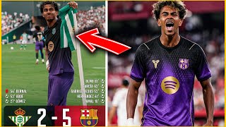 BARÇA 5-2 BÉTIS SÉVILLE ! LAMINE YAMAL EST FOU ! MANITA ENCORE AVANT LE PSG !