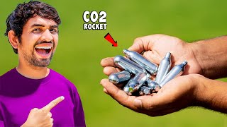 Mini Gas-Powered Rocket — Testing 🚀🔥