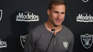 Raiders QB Kirk Cousins Presser