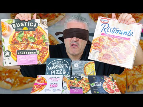 Blindfolded Frozen Pizza Taste Test | Can I Guess the Best Pizza Brand?