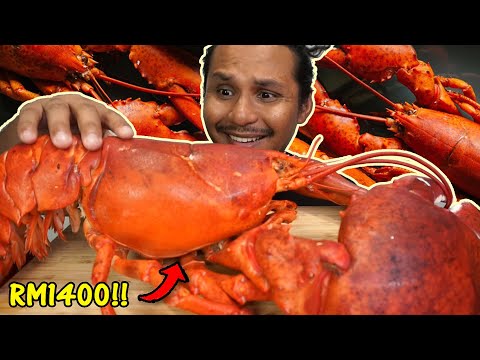 LOBSTER terbesar di Malaysia (mukbang) boston lobster