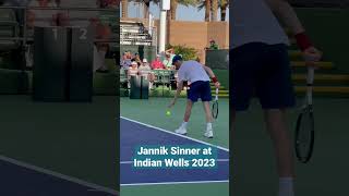 Jannik Sinner at Indian Wells 2023