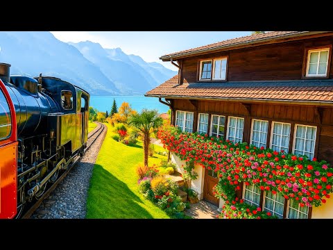 Riding the World's Most Beautiful Steam Train in Switzerland 🇨🇭