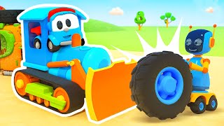 Leo ve Robotlar Süper Kamyonlar Yapıyor! 🚛🤖 Yarış Zamanı Başlasın! 🏁
